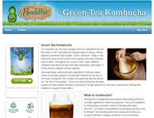 Tablet Screenshot of greenteakombucha.com